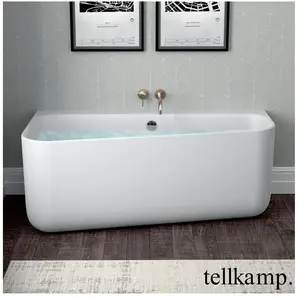 Tellkamp Koeko Baignoire balnéo murale avec habillage, W100-041-00-AUF...