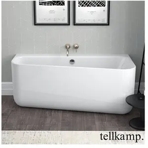 Tellkamp Koeko Baignoire murale avec habillage, 0100-040-00-A/CR,Vendu parreuter