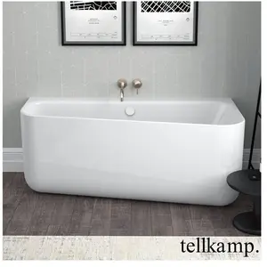 Tellkamp Koeko Baignoire murale avec habillage, 0100-040-00-A/WG,