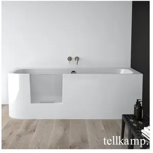 Tellkamp Salida Baignoire pour petits espaces, avec zone de douche et ...