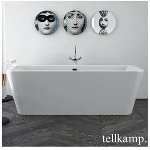 Tellkamp Pura Baignoire rectangulaire en îlot, 0100-085-00-AUF/CR, pas cher