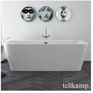 Tellkamp Pura Baignoire rectangulaire en îlot, 0100-085-00-A/CRWM,