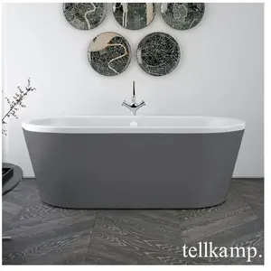 Tellkamp Easy Baignoire ovale en îlot, 0100-076-00-A/WMWMCM, pas cher