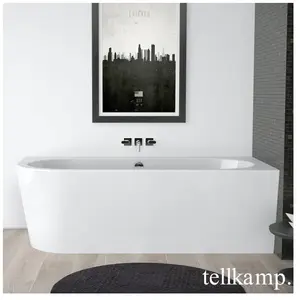 Tellkamp Pio Baignoire d’angle, avec habillage, 0100-077-0B-L-AUF/CR,