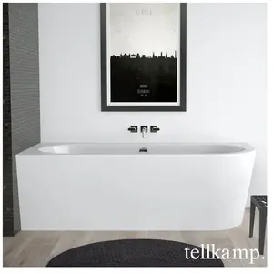 Tellkamp Pio Baignoire balnéo d angle avec habillage, W100-077-S0-R-AU...