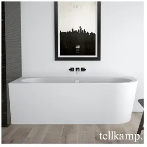 Tellkamp Pio Baignoire d’angle, avec habillage, 0100-077-S0-R-A/WMWM,