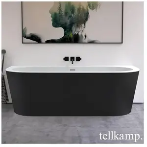 Tellkamp Solitär Wall Baignoire murale avec habillage, 0100-277-0B-A/C...