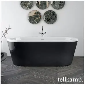 Tellkamp Easy Baignoire balnéo ovale en îlot, W100-276-S0-A/CRSW,