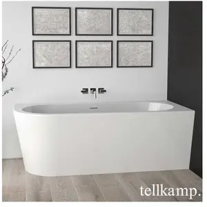 Tellkamp Pio Baignoire d’angle, avec habillage, 0100-255-0B-L-A/CR,