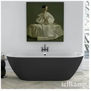 Tellkamp Cosmic Baignoire balnéo ovale en îlot, W100-087-00-A/CRWMEB,
