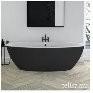 Tellkamp Space Baignoire ovale en îlot, 0100-088-SB-A/CRWMEB, pas cher
