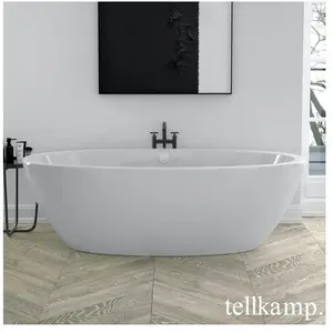 Tellkamp Space Baignoire ovale en îlot, 0100-088-00-A/WG, pas cher