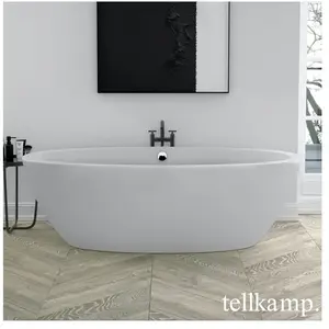 Tellkamp Space Baignoire ovale en îlot, 0100-088-00-A/CRWM,Vendu parreuter