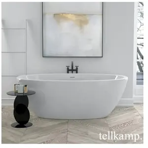 Tellkamp Space Baignoire balnéo ovale en îlot, W100-258-00-A/WG,