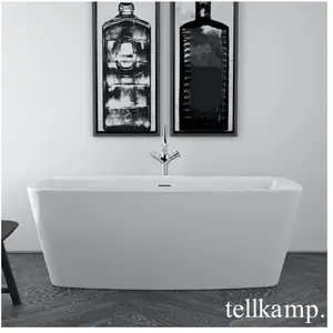 Tellkamp Arte Baignoire rectangulaire en îlot, 0100-254-SB-A/CR, pas cher