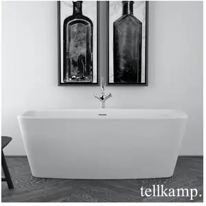 Tellkamp Arte Baignoire rectangulaire en îlot, 0100-254-00-A/CRWM, pas cher