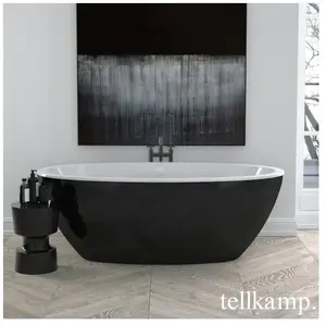 Tellkamp Space Baignoire balnéo ovale en îlot, W100-058-S0-AUF/WGSW,
