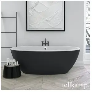 Tellkamp Space Baignoire balnéo ovale en îlot, W100-058-S0-A/CRWMEB,