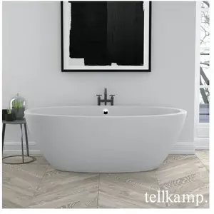 Tellkamp Space Baignoire balnéo ovale en îlot, W100-058-S0-AUF/CRWM, pas cher