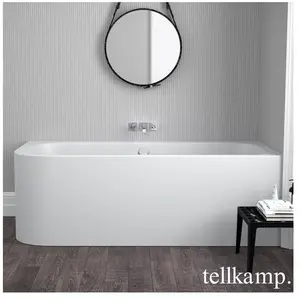 Tellkamp Thela Baignoire balnéo d angle avec habillage, W100-047-S0-A/... pas cher