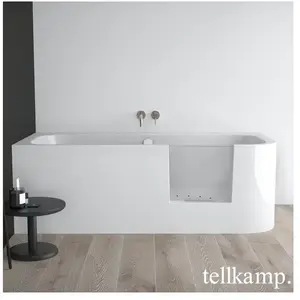 Tellkamp Salida R Baignoire balnéo gain de place avec porte, à encastr...