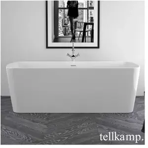 Tellkamp Komod Baignoire rectangulaire en îlot, 0100-279-SB-A/CR, pas cher