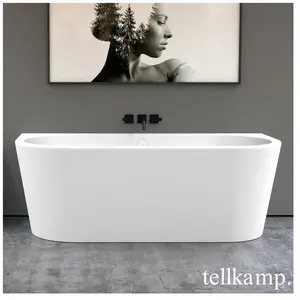 Tellkamp Solitär Wall Baignoire balnéo murale avec habillage, W100-055...