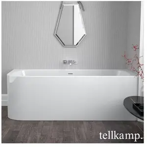 Tellkamp Thela Baignoire balnéo d angle avec habillage, W100-247-0B-A/...