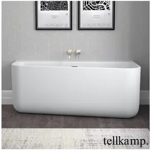 Tellkamp Koeko Baignoire balnéo murale avec habillage, W100-240-S0-A/W... pas cher
