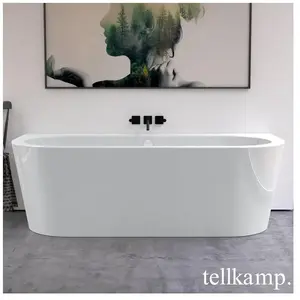 Tellkamp Solitär Wall Baignoire balnéo murale avec habillage, W100-077...