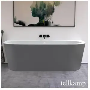 Tellkamp Solitär Wall Baignoire balnéo murale avec habillage, W100-077... pas cher