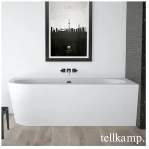 Tellkamp Pio Baignoire balnéo d angle avec habillage, W100-077-S0-L-AU...