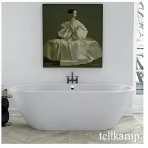 Tellkamp Cosmic Baignoire balnéo ovale en îlot, W100-087-SB-A/CRWM, pas cher