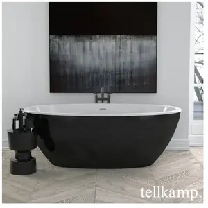 Tellkamp Space Baignoire balnéo ovale en îlot, W100-258-S0-A/CRSW,