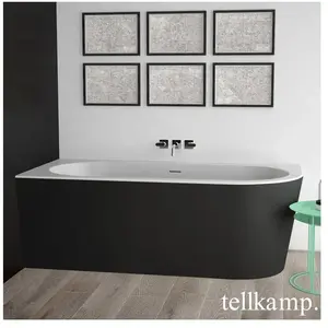 Tellkamp Pio Baignoire balnéo d angle avec habillage, W100-255-SB-R-A/...