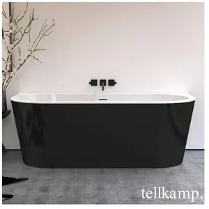Tellkamp Solitär Wall Baignoire balnéo murale avec habillage, W100-255...