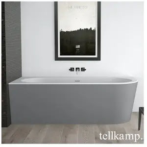 Tellkamp Pio Baignoire balnéo d angle avec habillage, W100-277-S0-R-A/... pas cher