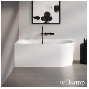 Tellkamp Calmante Baignoire d’angle avec habillage, 0100-225-00-A/WG,
