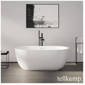 Tellkamp Bellissima Baignoire ovale en îlot, 0100-299-00-A/WG,