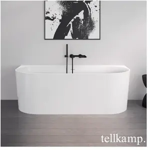 Tellkamp Calmante Baignoire semi-îlot avec habillage, 0100-220-00-A/WG...