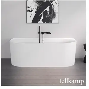 Tellkamp Calmante Baignoire semi-îlot avec habillage, 0100-220-00-A/WM...