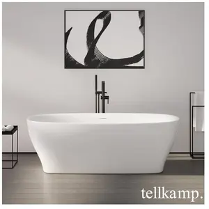 Tellkamp Sole Baignoire ovale en îlot, 0100-251-00-A/WG, pas cher