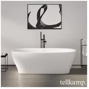 Tellkamp Sole Baignoire ovale en îlot, 0100-251-00-A/WMWM,