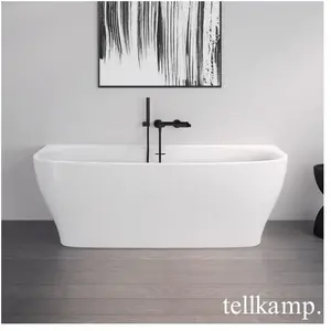 Tellkamp Sole Baignoire semi-îlot avec habillage, 0100-252-00-A/WG, pas cher