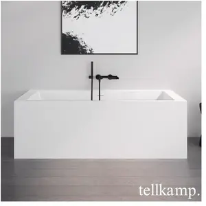 Tellkamp Angoli Baignoire semi-îlot avec habillage, 0100-211-00-A/WG, pas cher