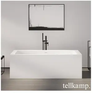 Tellkamp Angoli Baignoire rectangulaire en îlot, 0100-269-00-A/WMWM,