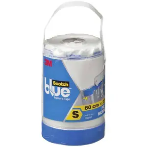 3m scotchblue abdeckfolie mit malerband, größe s 2090frs pas cher