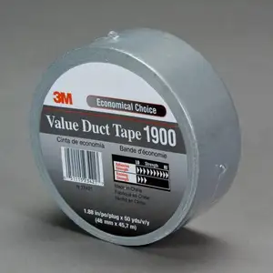 Comparateur de prix : 3M Scotch ruban toilé 1900 Economy, 50 mm x 50 m, argenté,