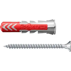 Comparateur de prix : Cheville DUOPOWER 6x30mm S avec vis boîte de 50 - FISCHER - 535459 TU