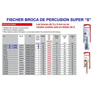 Mèche Fischer super S-7 widia 7x100 530552 pas cher